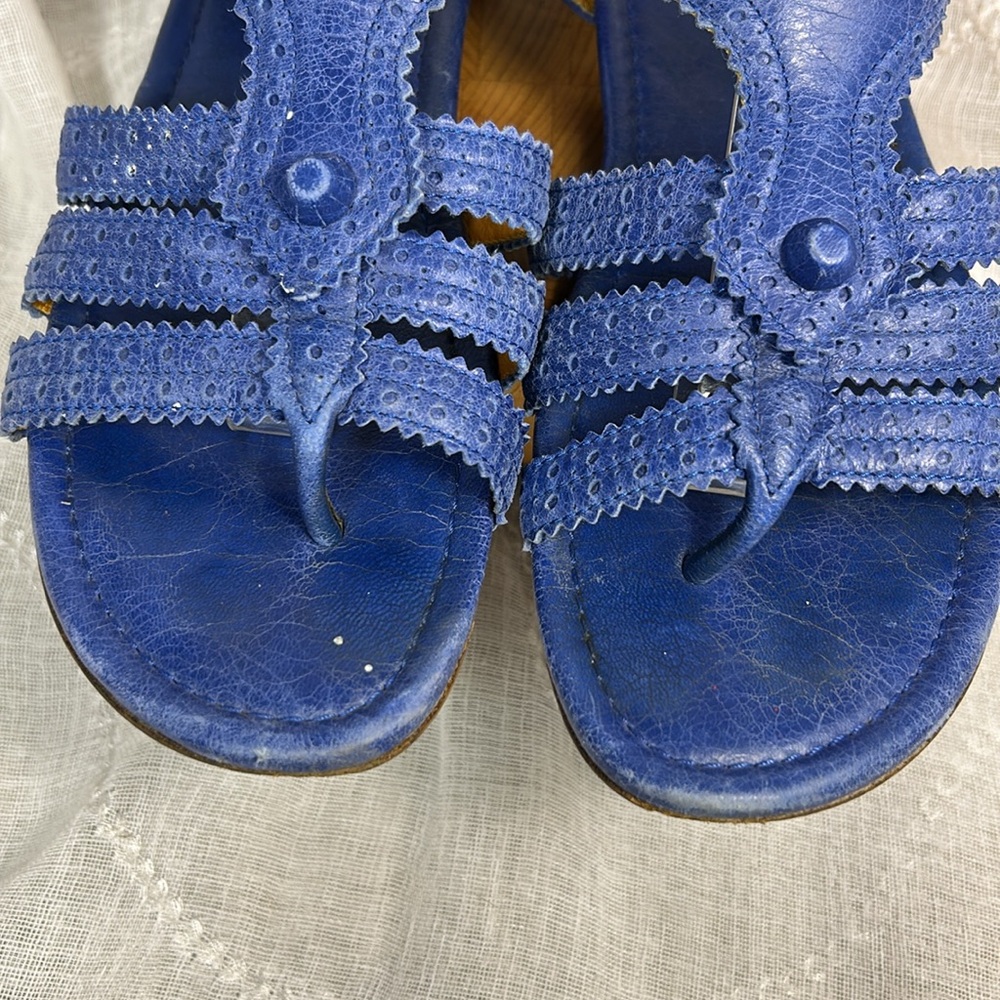 Balenciaga leather gladiator studded sandals stampes sz 39.5 - Picture 6 of 15